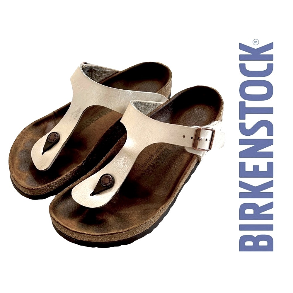 Birkenstock Gizeh Ivory Sandals 37